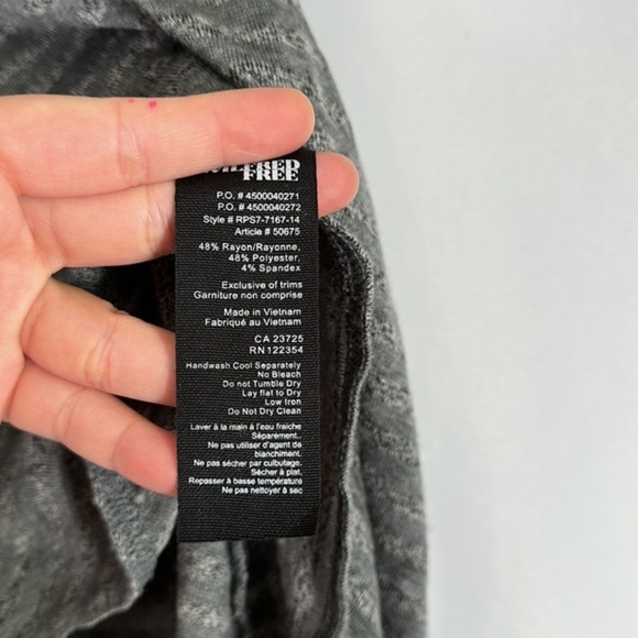 Wilfred Free Grey Striped Tank Top - Picture 8 of 9